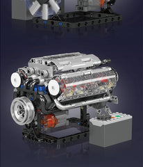 Mould King 10088 Motorised V8 Engine Building Set | 535 Pcs