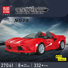 MOULD KING 27041 F8 Supercar Model Building Set | 332 PCS