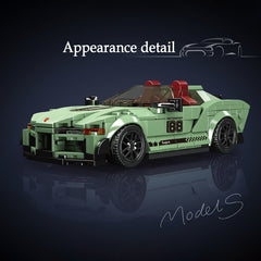 Mould King 27046 Supra Convertible Car Model Building Set | 348 Pcs