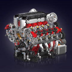Mould King 10130 F488 Motorised V8 Engine Building Set | 2,718 Pcs