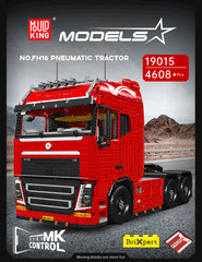 Mould King 19015 FH16 Remote Controlled Pneumatic Tractor Truck Building Set | 4,608 Pcs