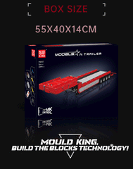 MOULD KING 19015T FH16 Pneumatic Tractor Trailer Building Set | 3,399 Pcs