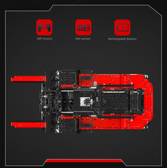 MK17045 Mould King 17045 Heavy-Duty Forklift Remote Controlled Building Set | 4,579 Pcs