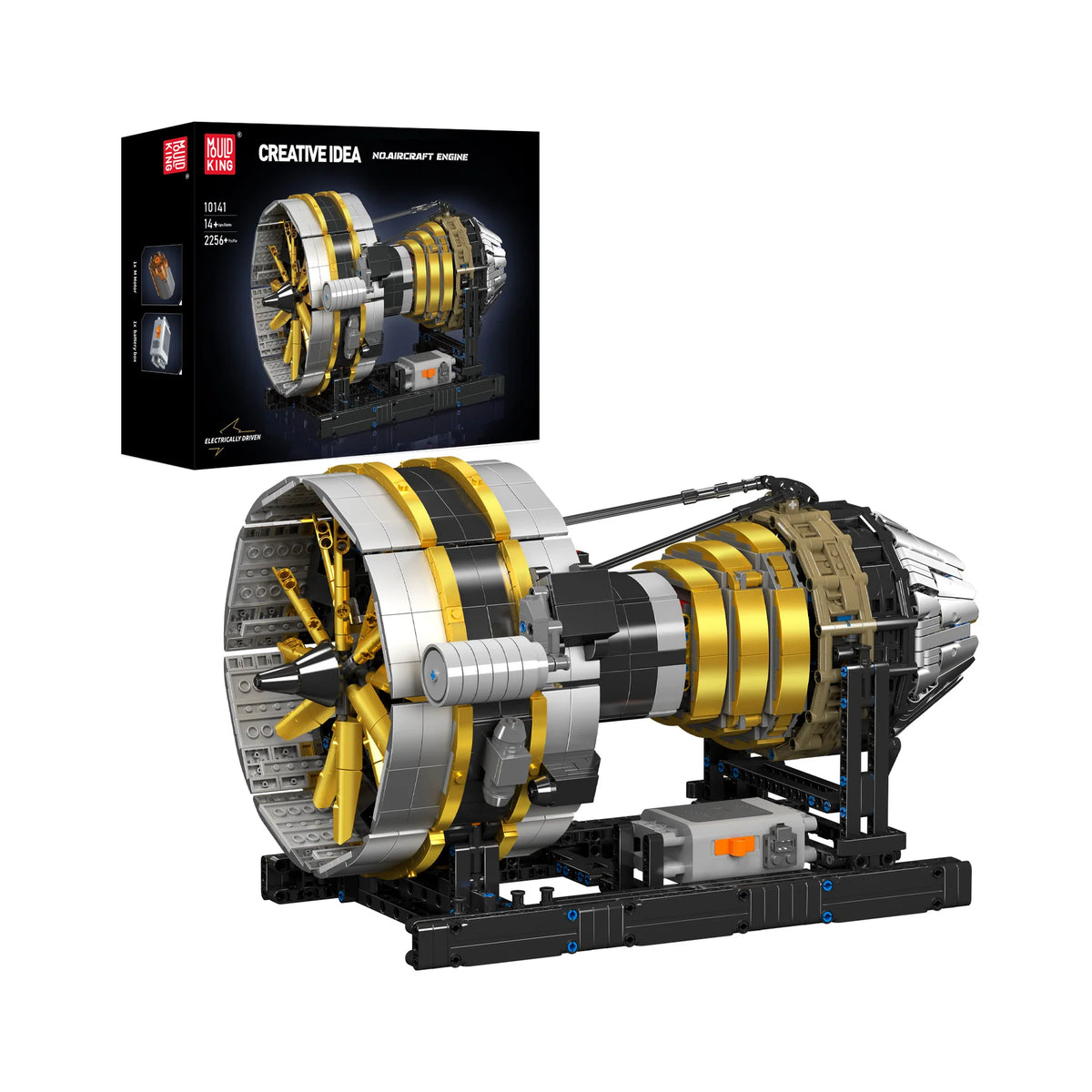 Mould King 10141 Motorised Turbine Engine Building Set | 2,256 Pcs