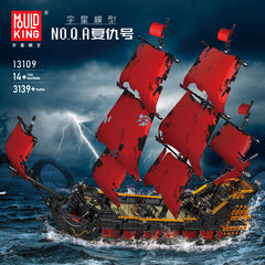 Mould King 13109 Queen Pirate Ship Model Building Set | 3,251 PCS