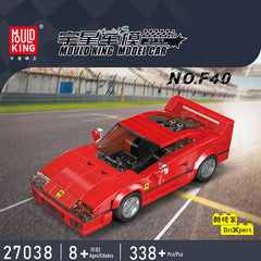 MOULD KING 27038 Rosso Corsa F40 Car Model Building Set | 338 PCS