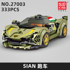 Mould King 27003 Italian Bull Sian Sports Car Model Buidling Set | 333 PCS