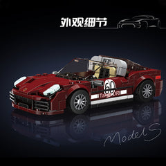 Mould King 27060 911 Targo Supercar Building Set | 262 Pcs