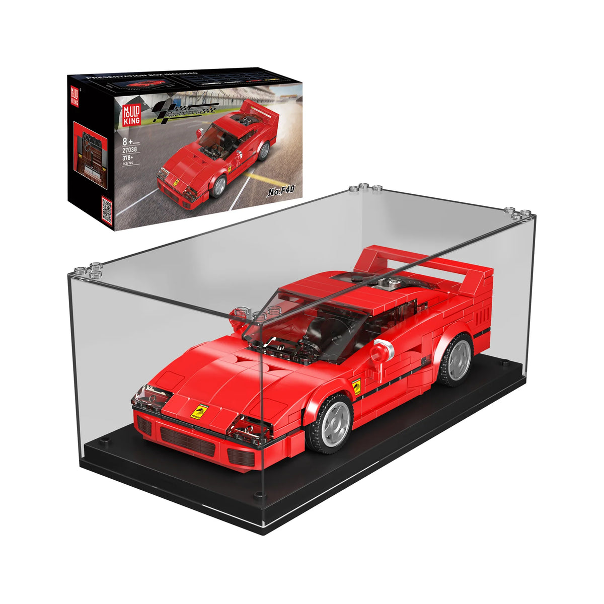 MOULD KING 27038 Rosso Corsa F40 Car Model Building Set | 338 PCS