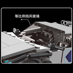 Mould King 27019 DeLorean Time Machine Model Car to Build | 392 PCS