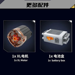 Mould King 10130 F488 Motorised V8 Engine Building Set | 2,718 Pcs