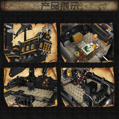 Mould King 13199 Black Pirates Ship Model Building Set | 3,180 PCS