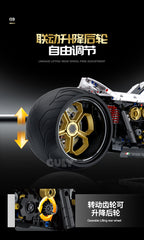 GULY 60522 Raceforge Top Speed Motorcycle 1:5