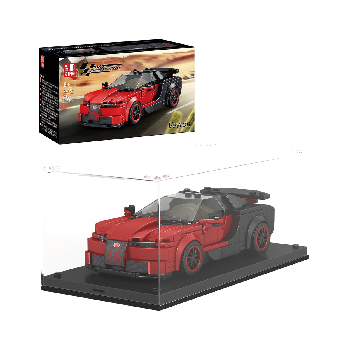 Mould King 27027 NO. Veyron Car Model Building Toy Set | 370 PCS