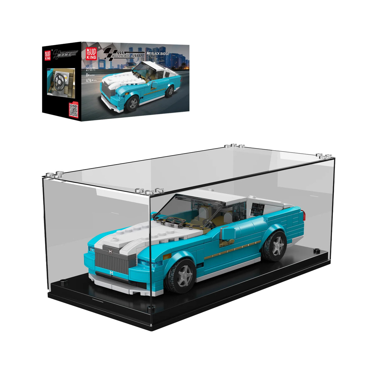 Mould King 27071 RR Black Badge Car Model Building Set | 476 Pcs