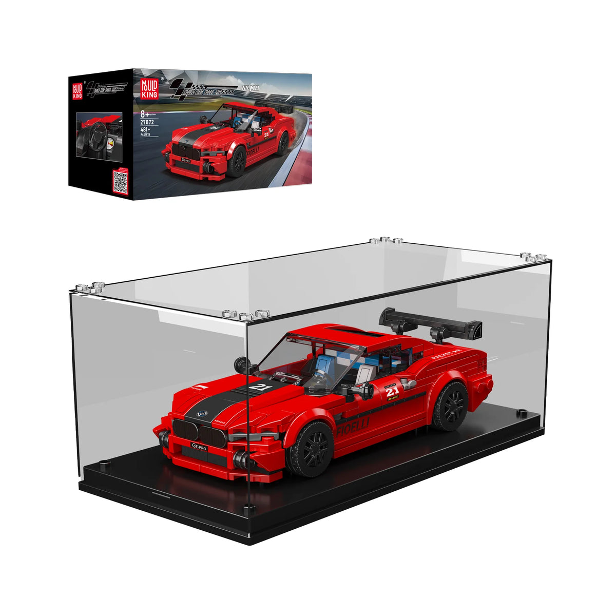 Mould King 27072 M8 Race Car Model Building Set | 481 Pcs