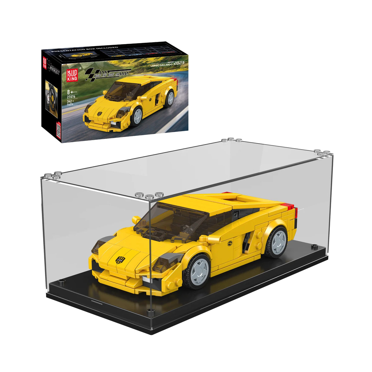 Mould King 27076 Lambo Gallardo Car Model Building Set | 342 Pcs